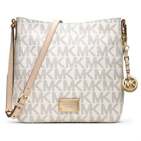 michael kors vanilla logo purse|Michael Kors vanilla crossbody.